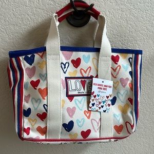 New w tags Brighten med. Size canvas tote..